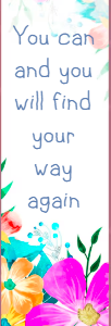 Find Your Way Inspirational Bookmark